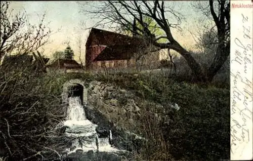 Ak Neukloster in Mecklenburg, Teilansicht, Kirche