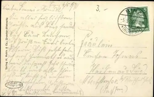 Ak Seebad Binz auf Rügen, Seebrücke, Dampfer, Kurhaus