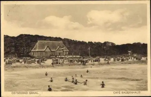 Ak Ostseebad Graal Müritz, Cafe Bauernhaus