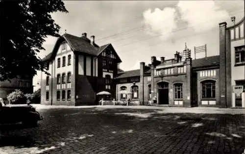 Ak Burg bei Magdeburg, Bahnhof