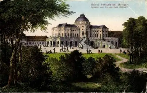 Ak Stuttgart in Württemberg, Schloss Solitude