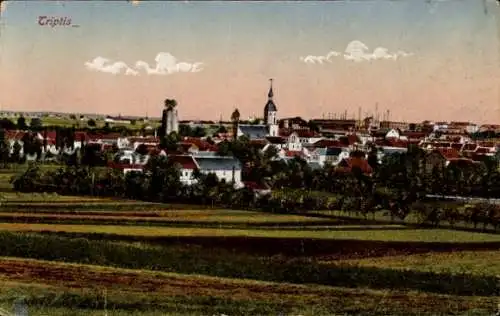 Ak Triptis in Thüringen, Panorama