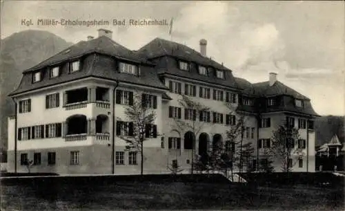 Ak Bad Reichenhall in Oberbayern, Königliches Militär-Erholungsheim