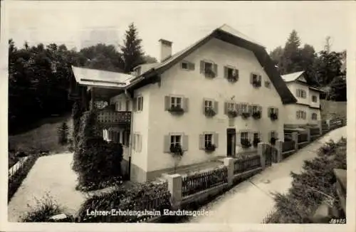 Ak Berchtesgaden in Oberbayern, Lehrer-Erholungsheim