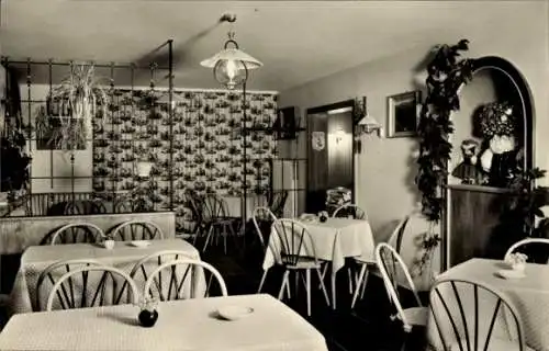 Ak Buchenberg Königsfeld im Schwarzwald, Schappel-Stube, Speisesaal