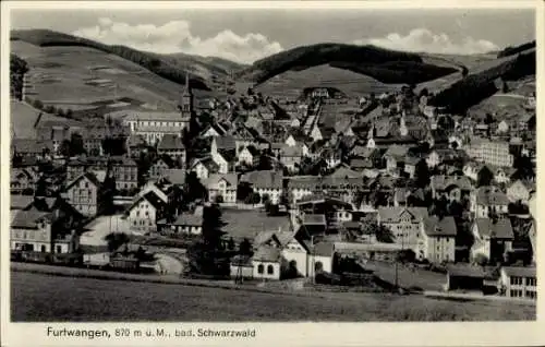 Ak Furtwangen im Schwarzwald, Panorama