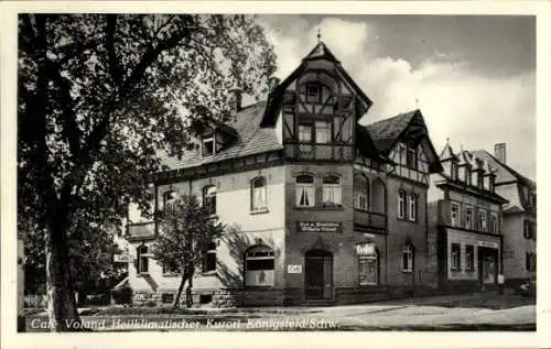 Ak Königsfeld im Schwarzwald Baden, Cafe Voland
