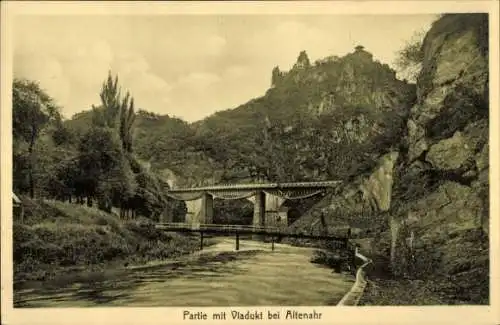 Ak Altenahr im Ahrtal, Viadukt