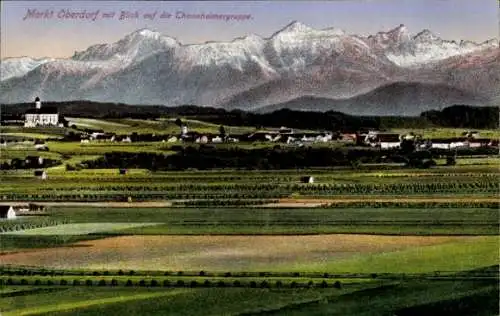 Ak Markt Oberdorf Marktoberdorf im Allgäu, Panorama, Thannheimergruppe