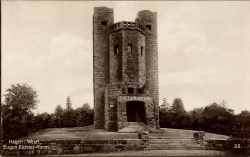 Ak Hagen in Westfalen, Eugen-Richter-Turm