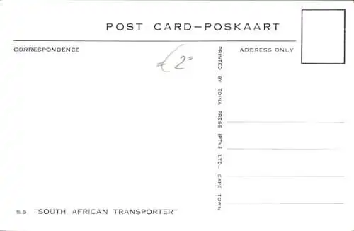 Ak Frachtschiff South African Transporter
