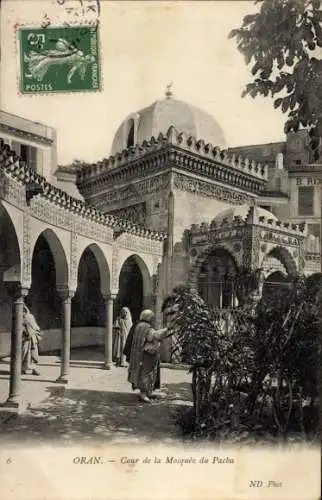 Ak Oran Algerian, Innenhof der Pascha-Moschee