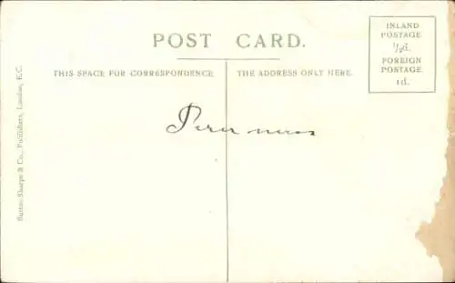 Ak London City England, Themse-Ufer