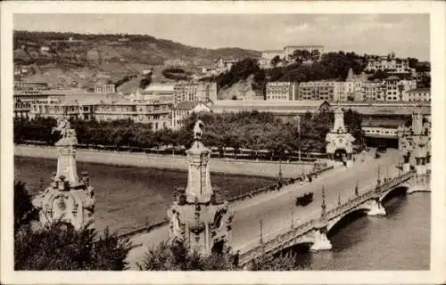 Ak Donostia San Sebastian Baskenland, Maria-Cristina-Brücke