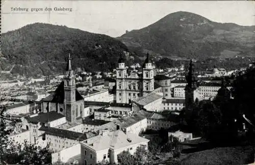 Ak Salzburg in Österreich, Gesamtansicht, Gaisberg