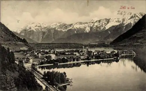 Ak Zell am See in Salzburg, Gesamtansicht