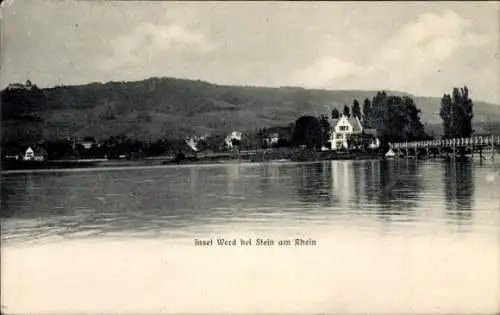 Ak Stein am Rhein Kanton Schaffhausen, Insel Werd