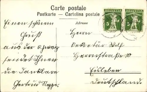 Ak Stein am Rhein Kanton Schaffhausen, Insel Werd