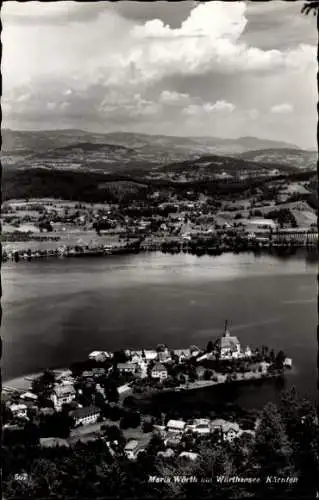 Ak Maria Wörth am Wörthersee Kärnten, Panorama
