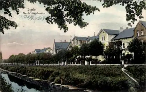 Ak Stade in Niedersachsen, Neubourgstraße