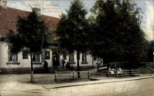 Ak Hamburg Eimsbüttel Niendorf, Gasthof Bellevue
