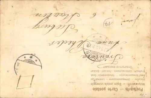 Jugendstil Präge Passepartout Ak Berlin Mitte, Wilhelmplatz, Vergissmeinnicht