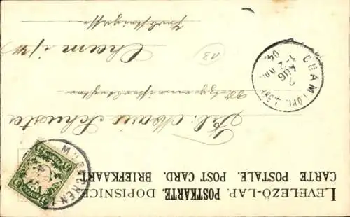 Präge Passepartout Ak München, Bavaria, Ruhmeshalle, Wanderausrüstung, Rucksack