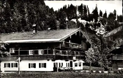 Ak Mühlau Kiefersfelden in Oberbayern, Pension Cafe Wallerhof