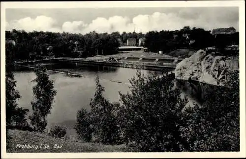 Ak Frohburg in Sachsen, Bad