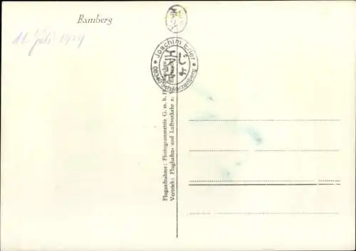 Ak Bamberg in Oberfranken, Luftbild