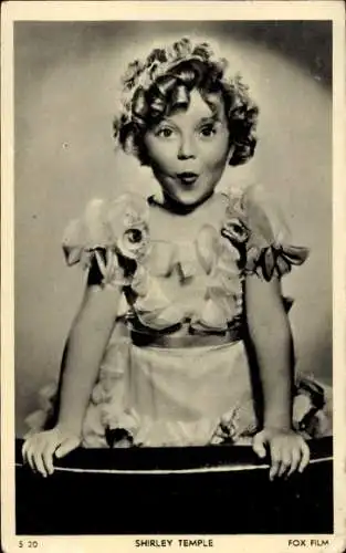 Ak Schauspielerin Shirley Temple, Portrait, Fox Film S 20