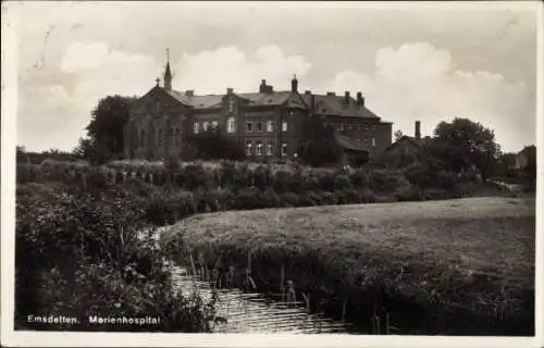 Ak Emsdetten in Westfalen, Marienhospital