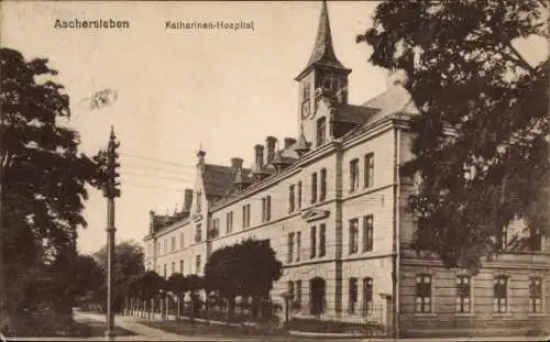 Ak Aschersleben im Salzlandkreis, Katharinen Hospital