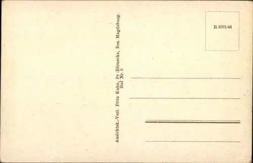 Ak Leopoldshall Staßfurt im Salzlandkreis, Knappschaftskrankenhaus