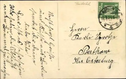 Ak Berlin Wedding, Virchow Krankenhaus, 1. Hof, Frauenabteilung