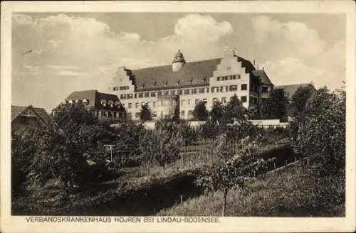 Ak Lindau am Bodensee Schwaben, Verbandskrankenhaus Hojren