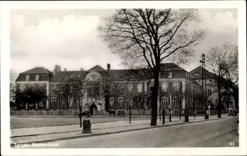 Ak Torgau an der Elbe, Krankenhaus