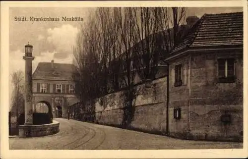 Ak Berlin Neukölln, Städt. Krankenhaus