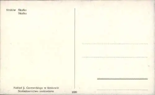 Ak Kraków Krakau Polen, Skalka