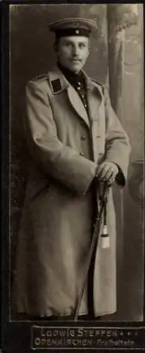 CdV Odenkirchen Mönchengladbach im Ruhrgebiet, Deutscher Soldat in Uniform, Mantel