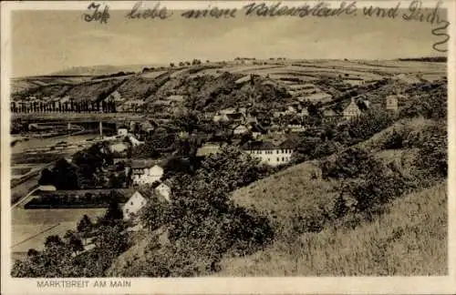 Ak Marktbreit am Main Unterfranken, Gesamtansicht