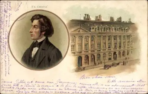 Litho Komponis Frédéric Chopin, Porträt