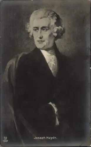 Ak Komponist Joseph Haydn, Portrait, GG Co 1987