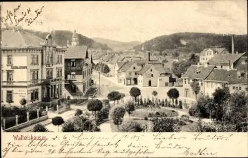 Ak Waltershausen in Thüringen, Teilansicht