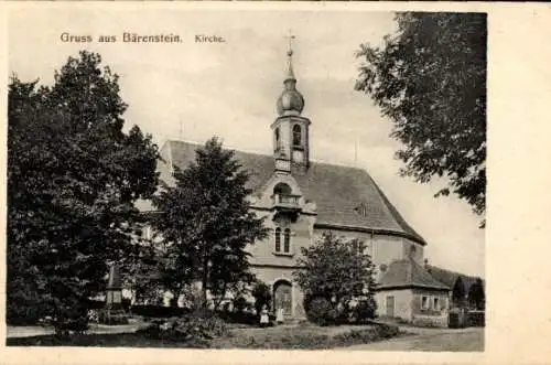 Ak Bärenstein im Erzgebige, Erlöserkirche