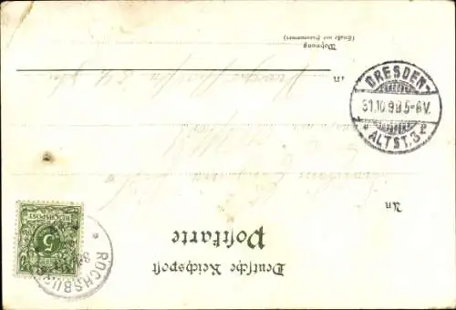 Litho Penig in Sachsen, Muldental, Rochsburg, Lunzenau, Waldenburg, Wechselburg