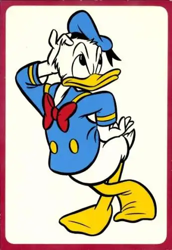 Künstler Ak Disney, Donald Duck