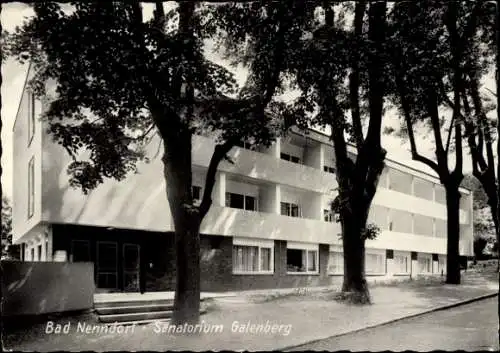 Ak Bad Nenndorf an der Weser, Sanatorium Galenberg