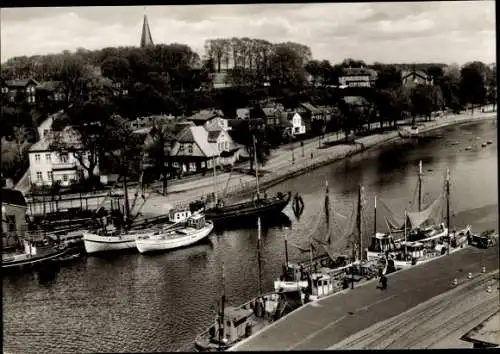 Ak Ostseebad Eckernförde, Borby, Hafen