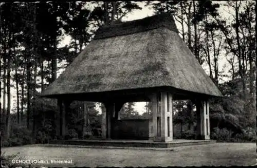 Ak Ocholt Howiek Westerstede im Kreis Ammerland, Ehrenmal